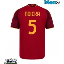 AS Roma Evan Ndicka #5 Replica Home Shirt 2026-27 Short Sleeve
